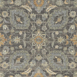 9' X 13' Taupe Machine Woven Vintage Floral Traditional Indoor Area Rug - Homeroots