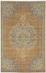 3' X 5' Coffee Brown Machine Woven Floral Medallion Indoor Area Rug - Homeroots - Flyclothing LLC