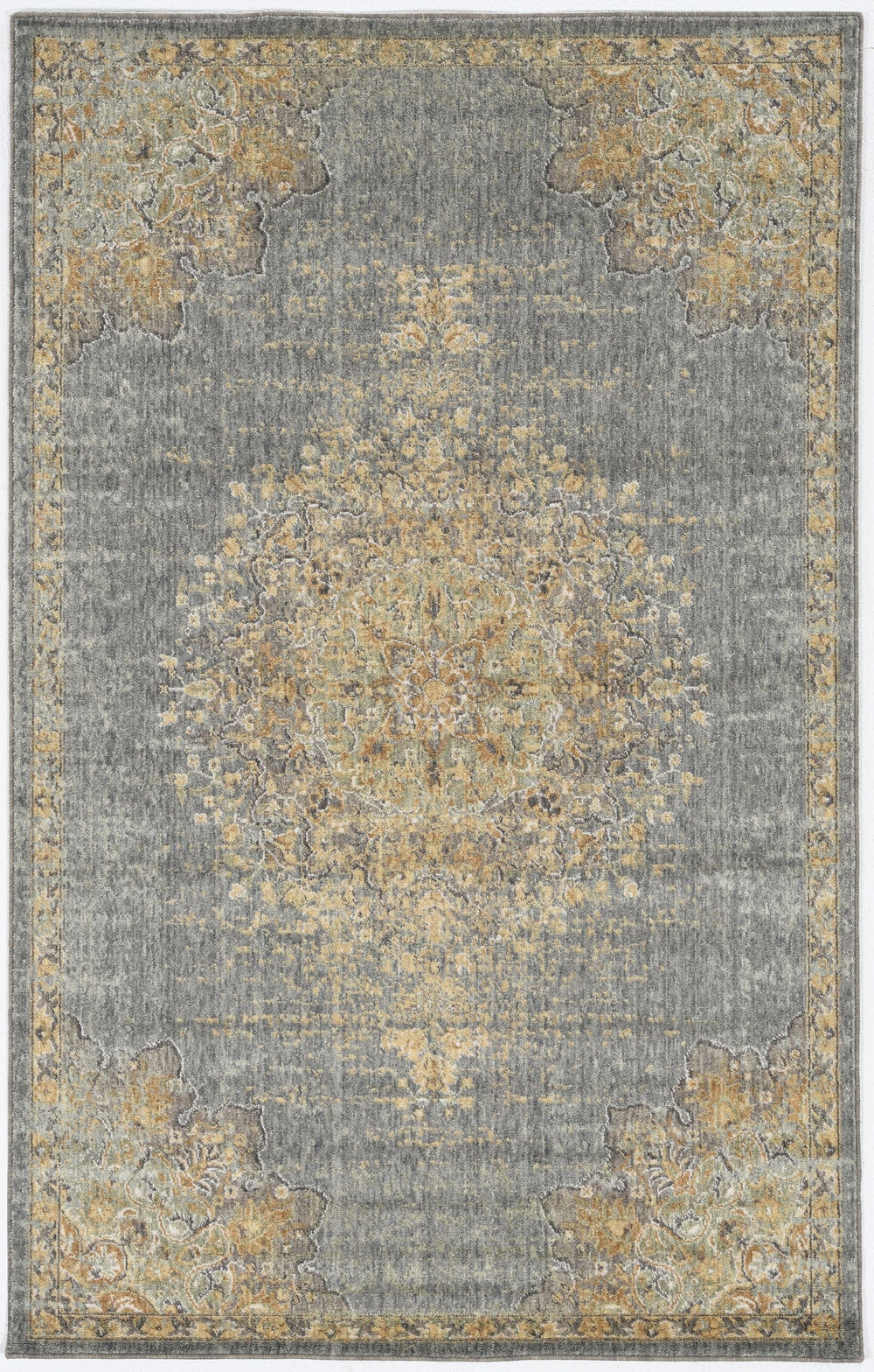 9' X 13' Slate Gray Wool Handmade Area Rug - Homeroots
