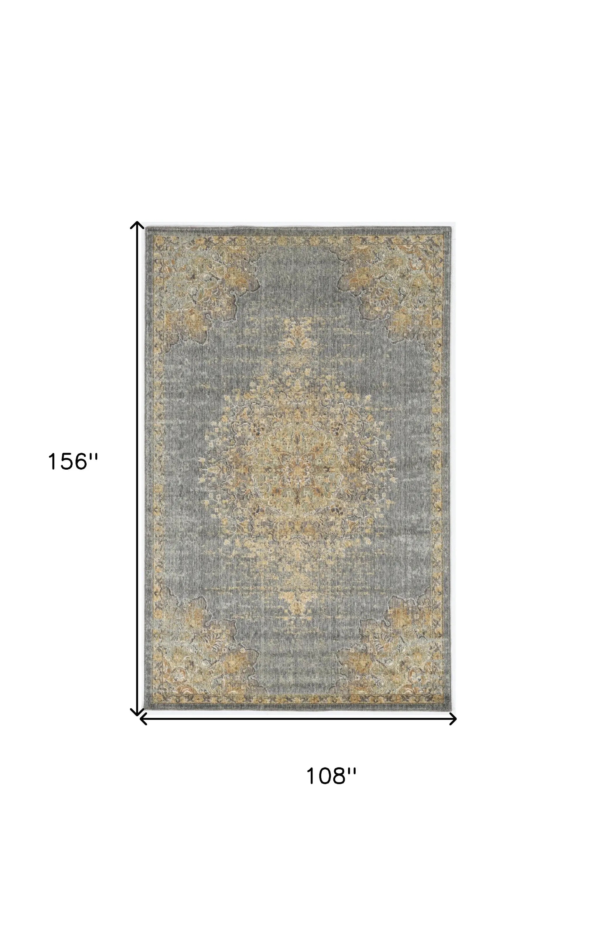9' X 13' Slate Gray Wool Handmade Area Rug - Homeroots - Flyclothing LLC