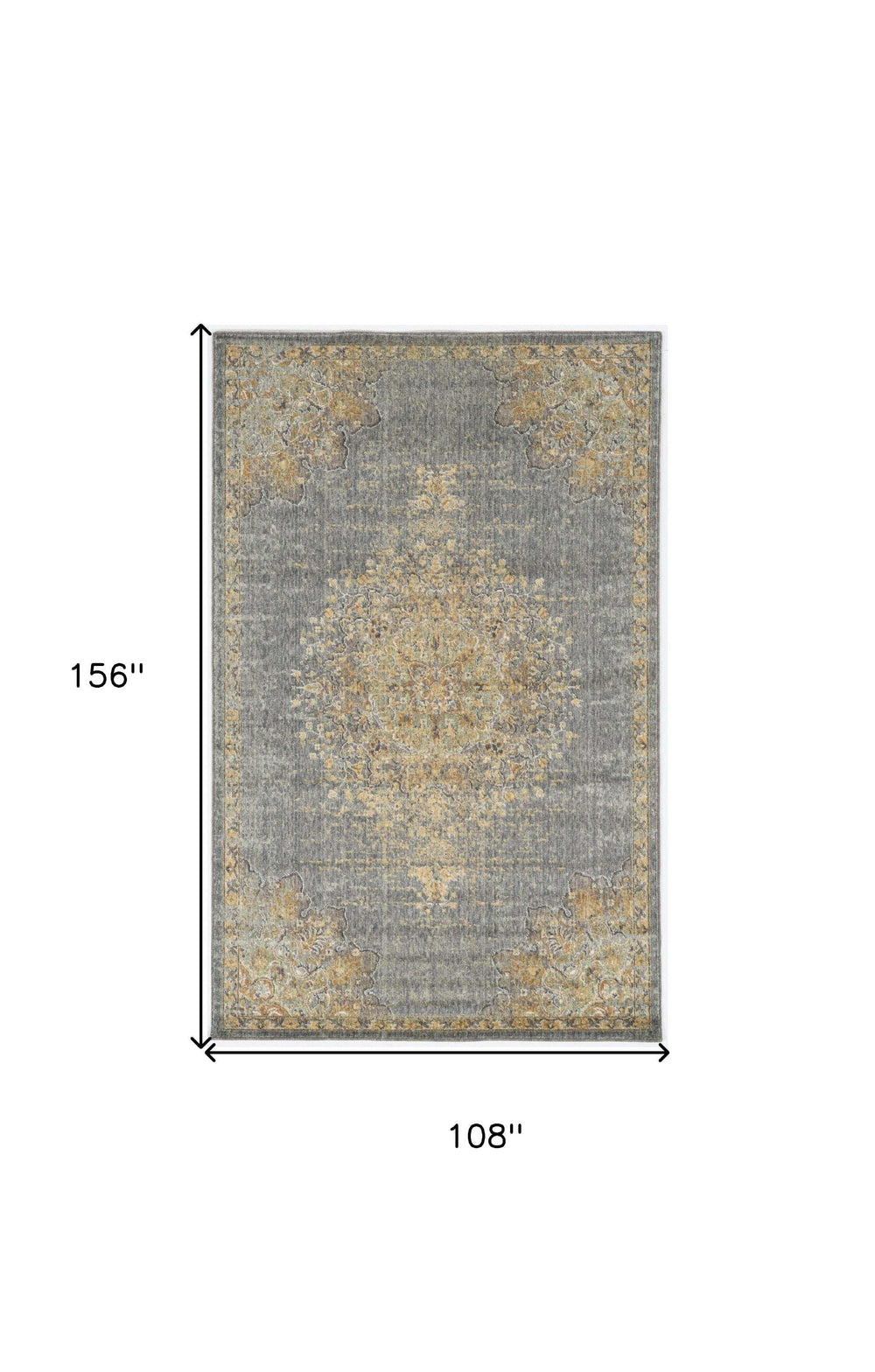 9' X 13' Slate Gray Wool Handmade Area Rug - Homeroots - Flyclothing LLC
