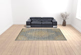 9' X 13' Slate Gray Wool Handmade Area Rug - Homeroots