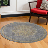 108 X 108 Slate Grey Wool Rug - Homeroots