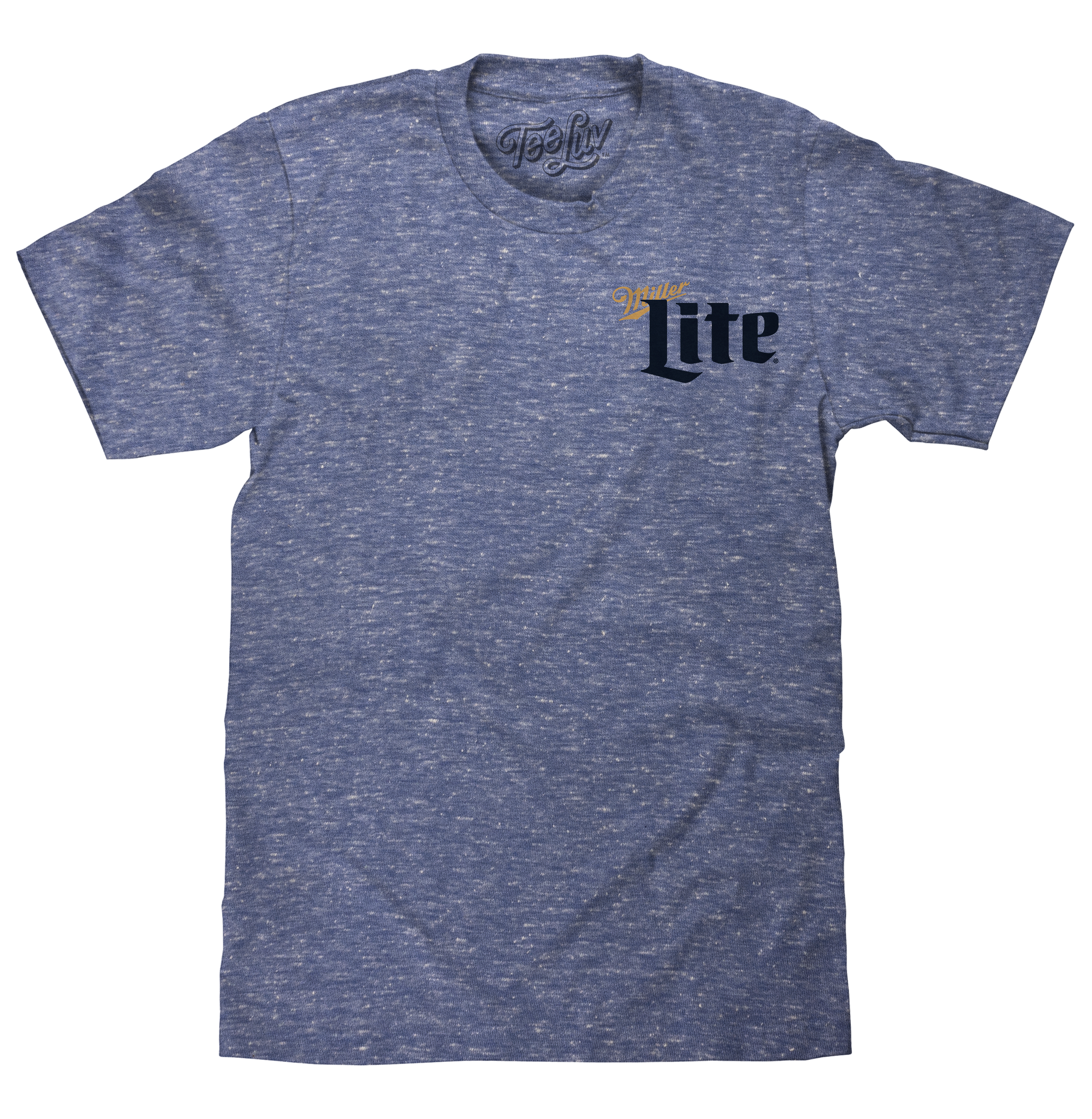 Miller Lite Milwaukee Wisconsin T-Shirt - Royal Snow Heather