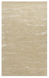 5' X 7' Beige Blue Hand Tufted Abstract Indoor Area Rug - Homeroots - Flyclothing LLC