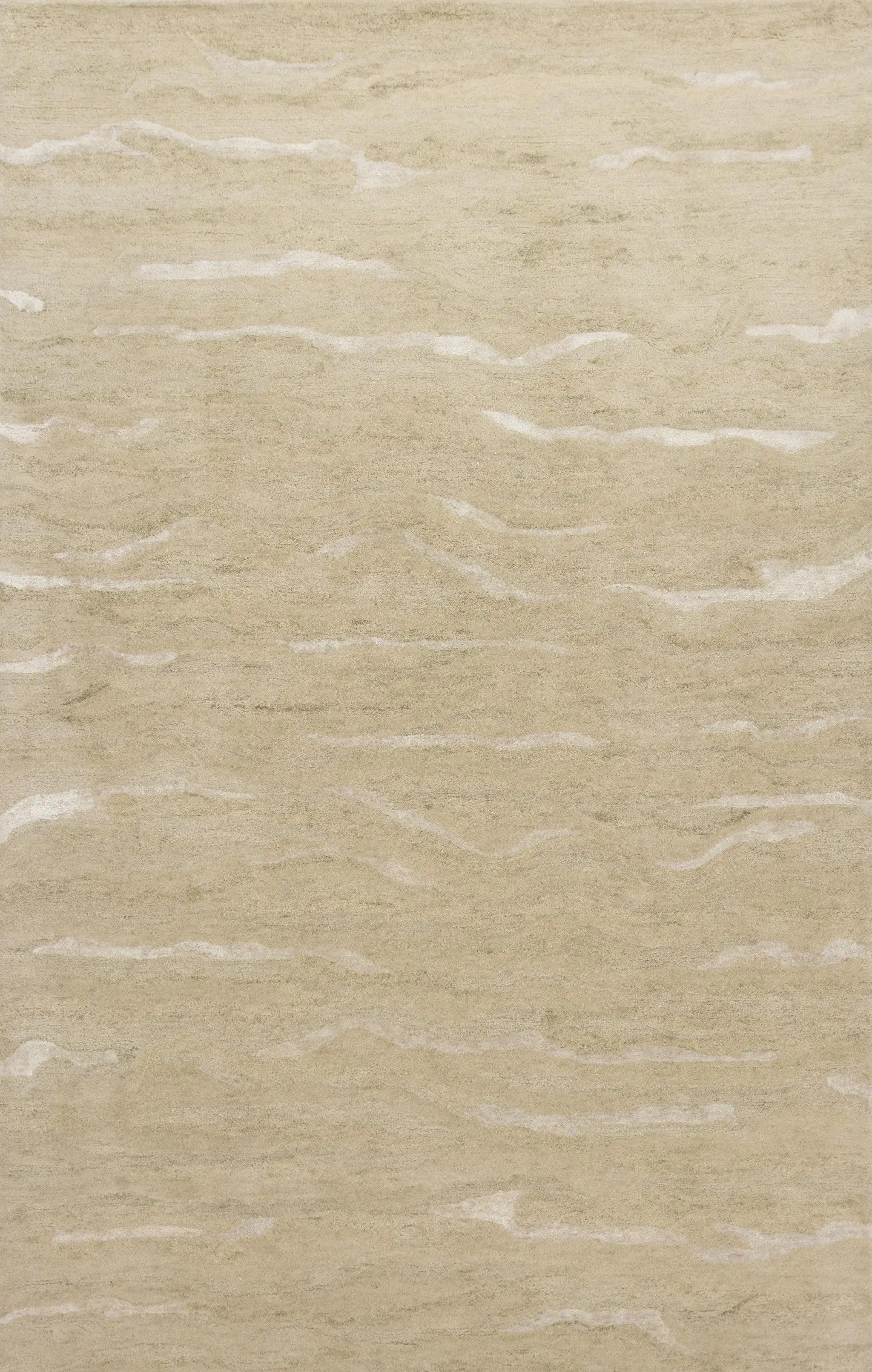 5' X 7' Beige Blue Hand Tufted Abstract Indoor Area Rug - Homeroots - Flyclothing LLC