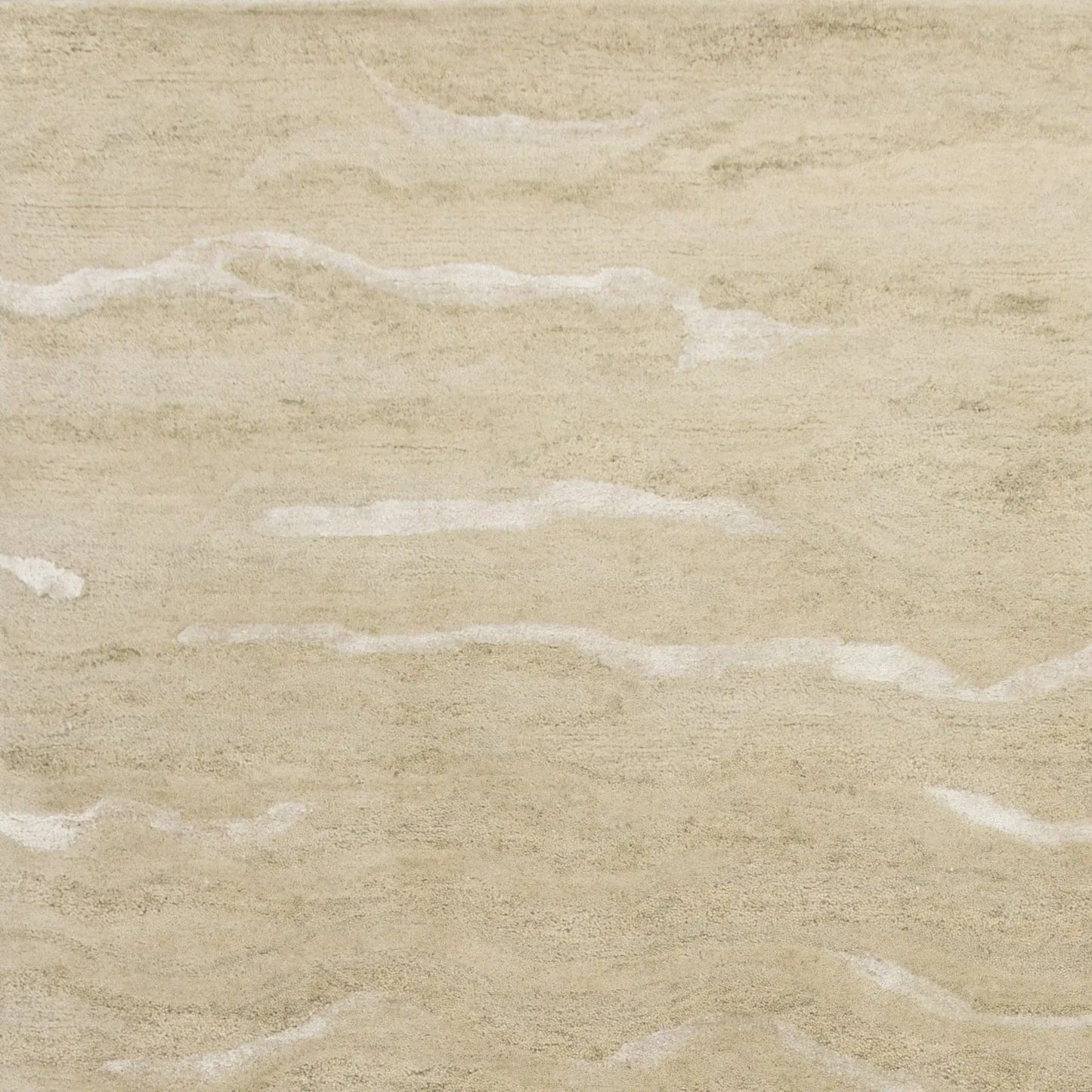 5' X 7' Beige Blue Hand Tufted Abstract Indoor Area Rug - Homeroots - Flyclothing LLC