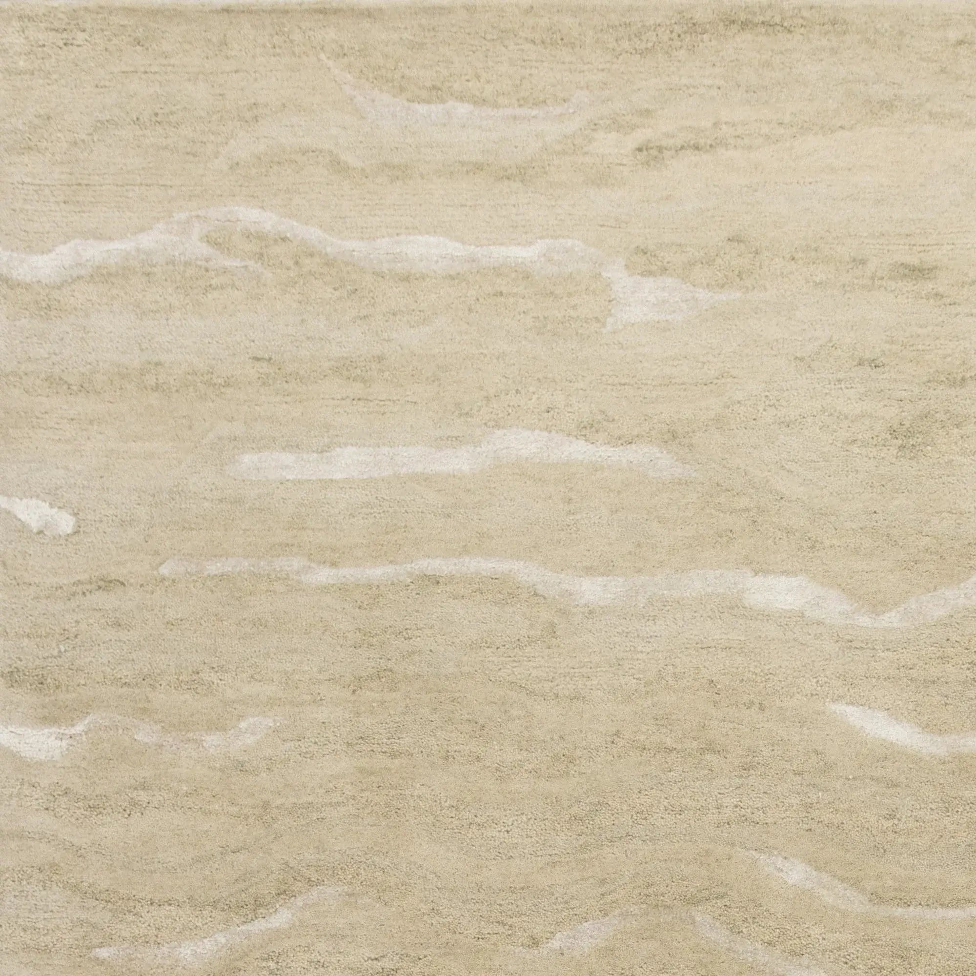 5' X 7' Beige Blue Hand Tufted Abstract Indoor Area Rug - Homeroots - Flyclothing LLC