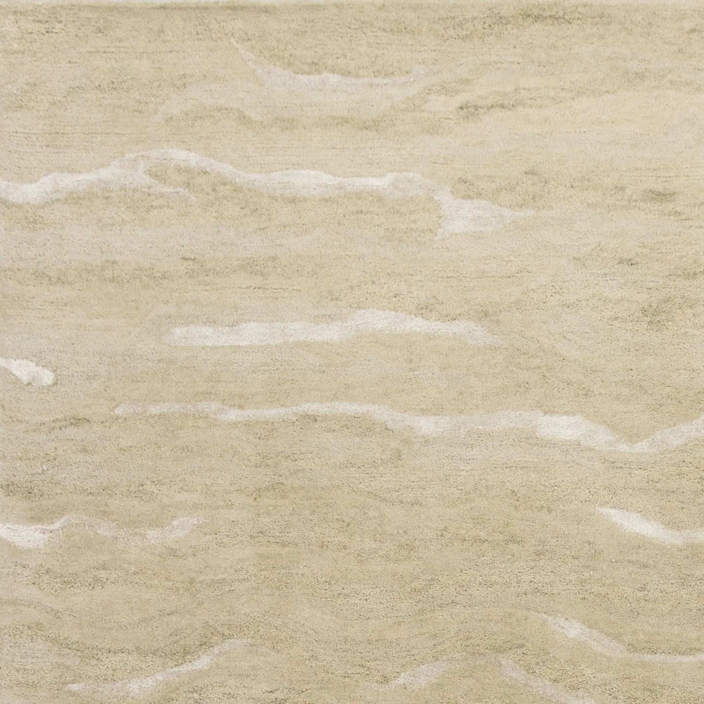 8' X 10' Beige Hand Tufted Abstract Indoor Area Rug - Homeroots - Flyclothing LLC