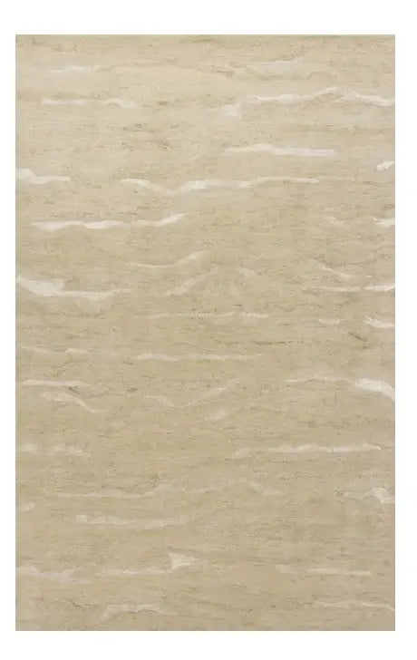 8' X 10' Beige Hand Tufted Abstract Indoor Area Rug - Homeroots - Flyclothing LLC