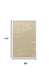 8' X 10' Beige Hand Tufted Abstract Indoor Area Rug - Homeroots - Flyclothing LLC