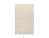 9' X 12' Ivory Hand Tufted Abstract Indoor Area Rug - Homeroots