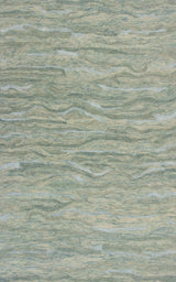 5' X 7' Seafoam Blue Hand Tufted Abstract Indoor Area Rug - Homeroots - Flyclothing LLC
