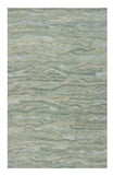 5' X 7' Seafoam Blue Hand Tufted Abstract Indoor Area Rug - Homeroots