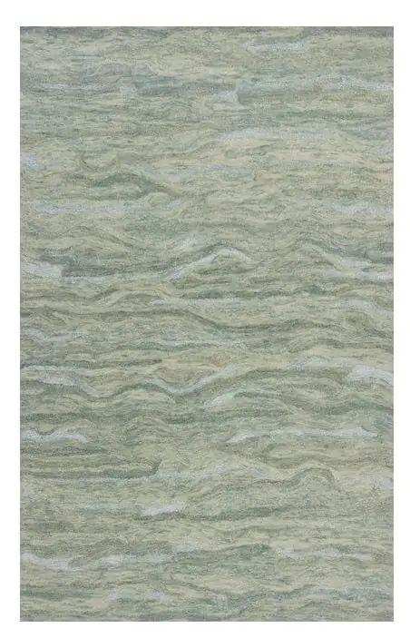 8' X 10' Seafoam Blue Hand Tufted Abstract Indoor Area Rug - Homeroots - Flyclothing LLC