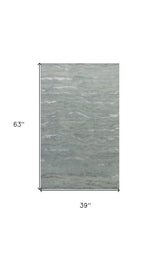 3' X 5' Slate Grey Hand Tufted Abstract Indoor Area Rug - Homeroots - Flyclothing LLC