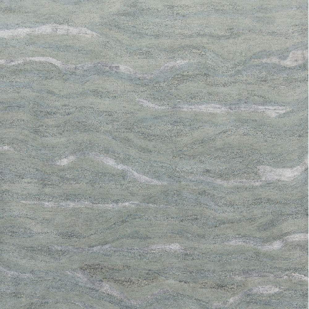 3' X 5' Slate Grey Hand Tufted Abstract Indoor Area Rug - Homeroots - Flyclothing LLC