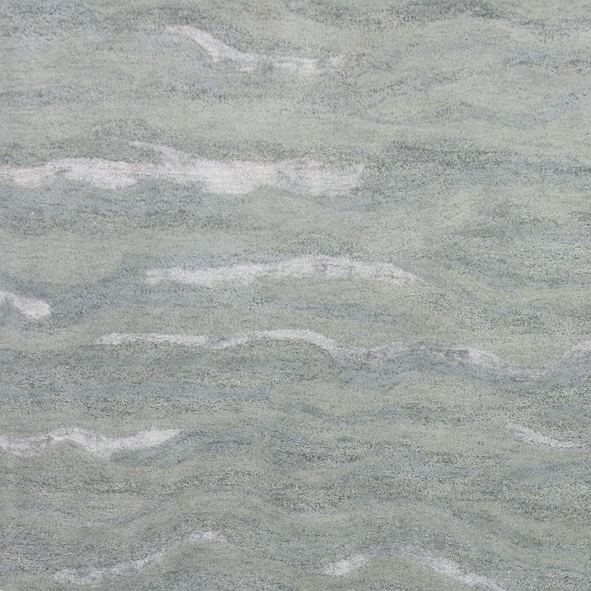 5' X 7' Slate Grey Hand Tufted Abstract Indoor Area Rug - Homeroots - Flyclothing LLC