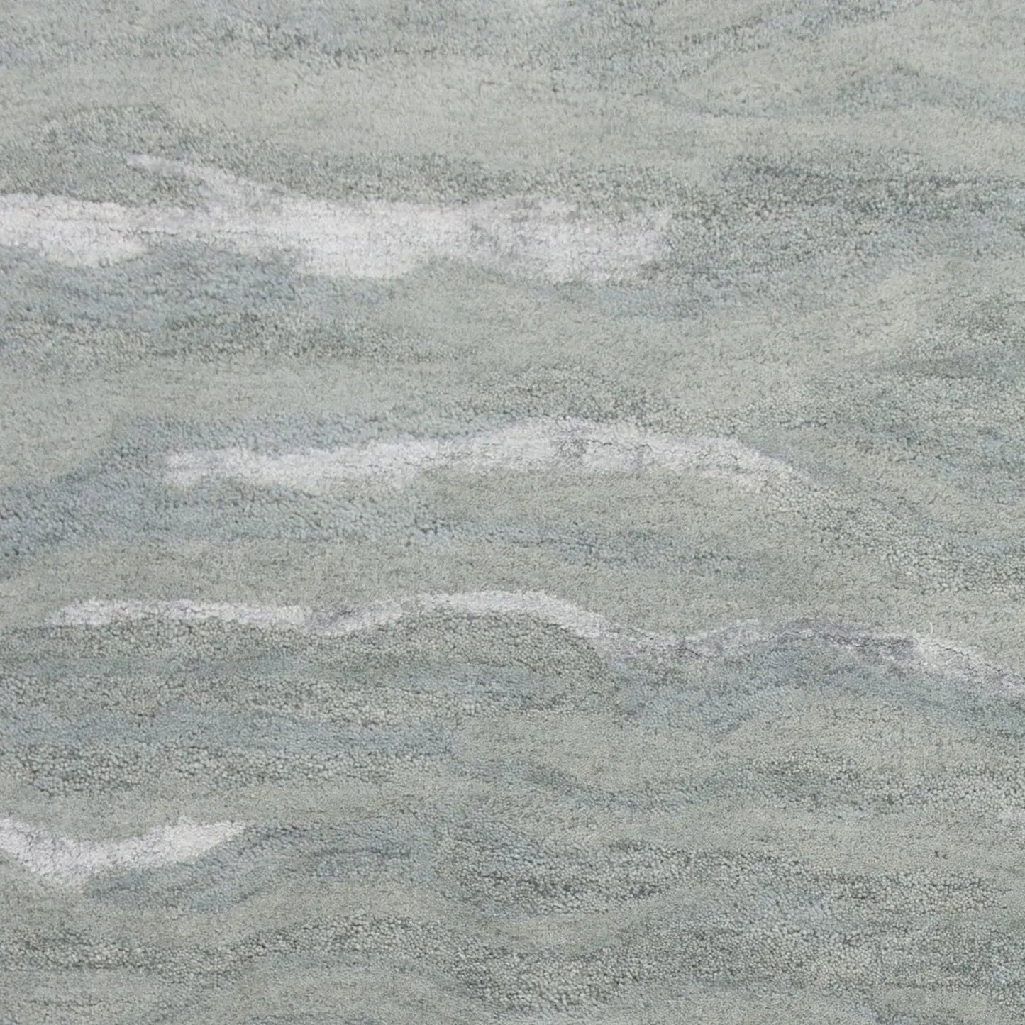 9' X 12' Slate Grey Hand Tufted Abstract Indoor Area Rug - Homeroots - Flyclothing LLC