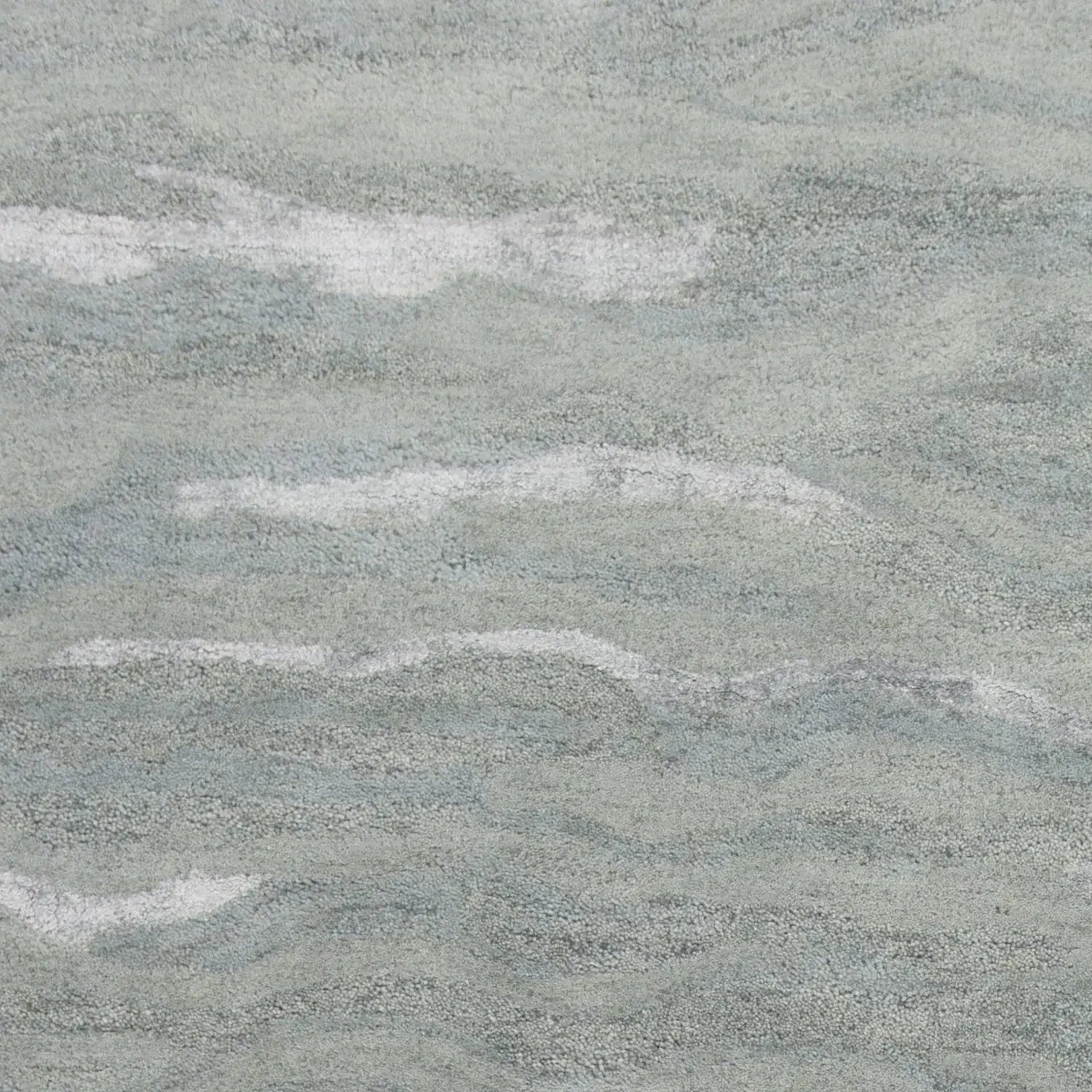 9' X 12' Slate Grey Hand Tufted Abstract Indoor Area Rug - Homeroots - Flyclothing LLC
