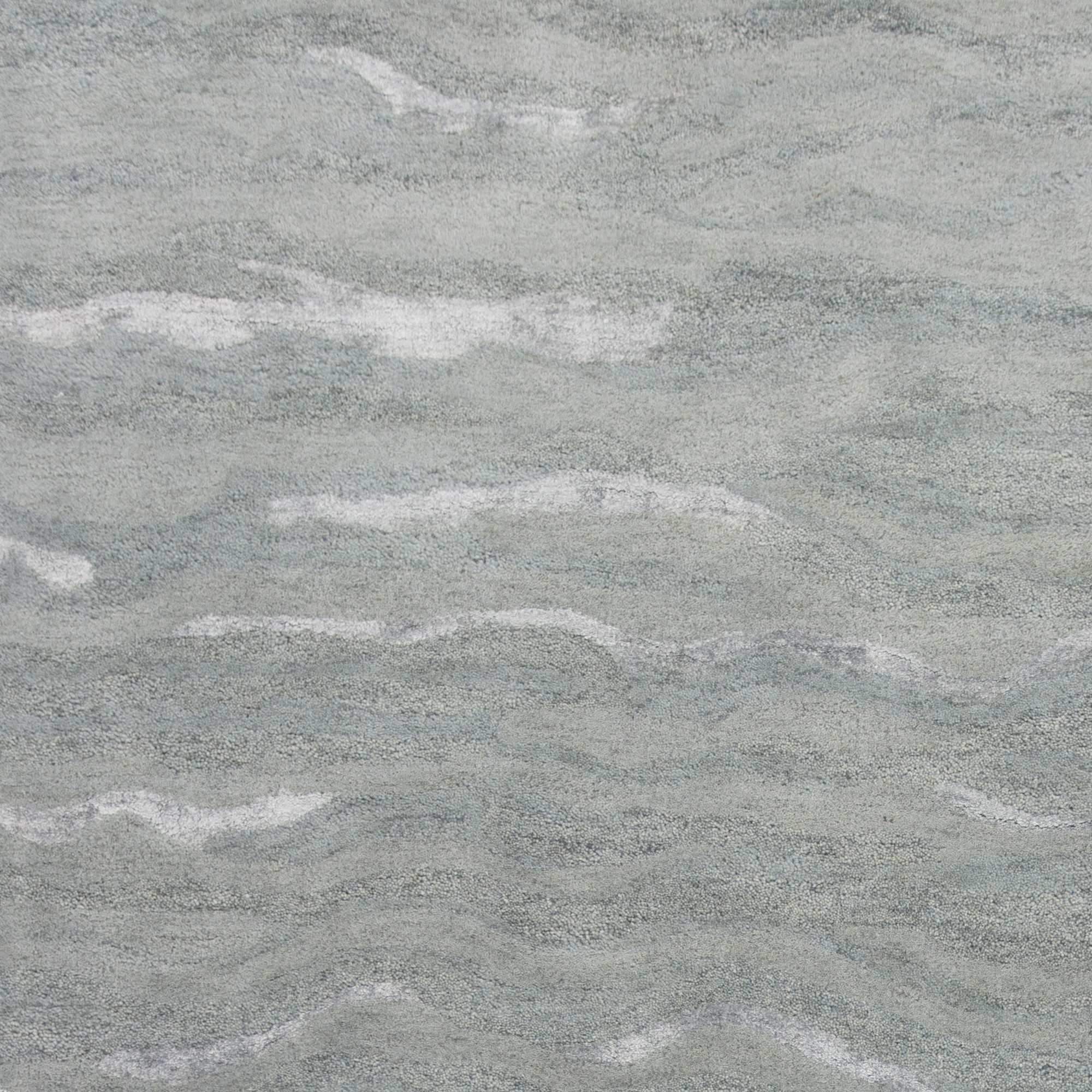 9' X 12' Slate Grey Hand Tufted Abstract Indoor Area Rug - Homeroots - Flyclothing LLC