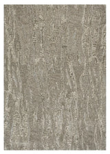 5' X 7' Sand Plain Wool Indoor Area Rug With Viscose Highlights - Homeroots - Flyclothing LLC