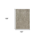 102 X 138 Sand Wool Or Viscose Rug - Homeroots - Flyclothing LLC