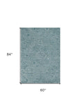 5' X 7' Seafoam Wool Hand Tufted Area Rug - Homeroots