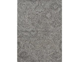 102 X 138 Grey Wool Or Viscose Rug - Homeroots