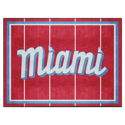 Miami Marlins 8ft. x 10 ft. Plush Area Rug - Miami Marlins