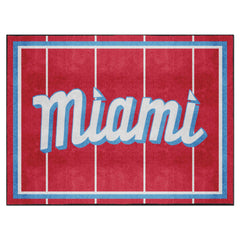 Miami Marlins 8ft. x 10 ft. Plush Area Rug - Miami Marlins
