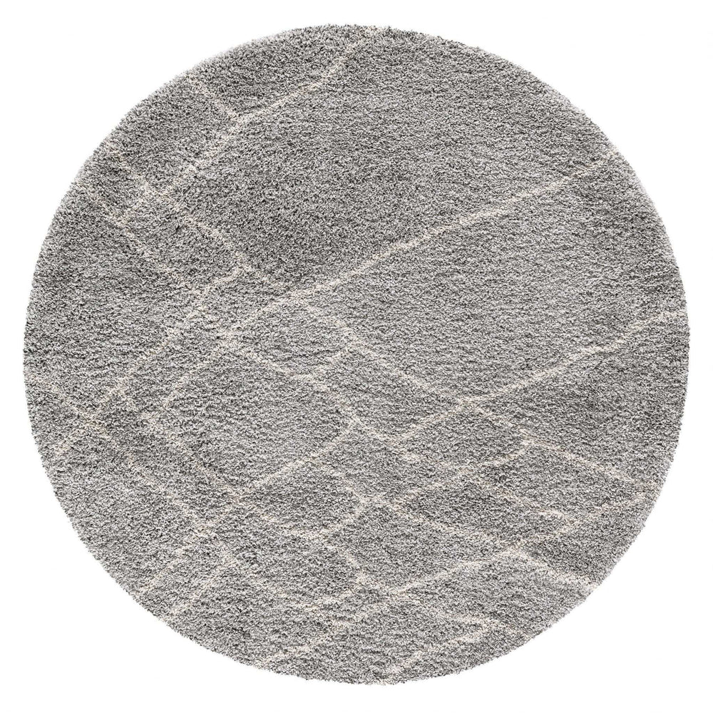 8' Ivory Round Hand Tufted Area Rug - Homeroots - Flyclothing LLC