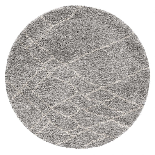 8' Ivory Round Hand Tufted Area Rug - Homeroots - Flyclothing LLC