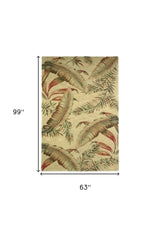 63 X 99 Ivory Wool Rug - Homeroots - Flyclothing LLC