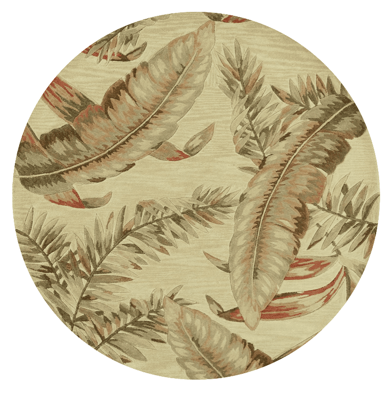 5' Ivory Round Wool Hand Tufted Area Rug - Homeroots - Flyclothing LLC