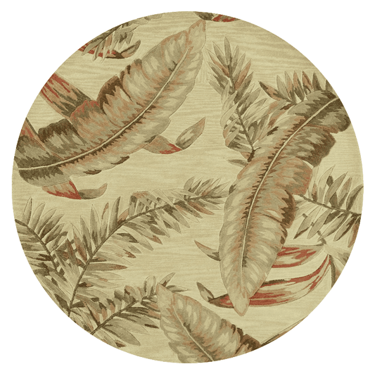 5' Ivory Round Wool Hand Tufted Area Rug - Homeroots - Flyclothing LLC