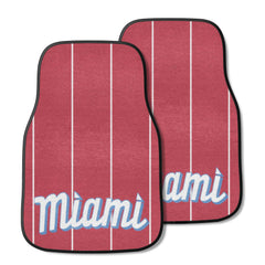 Miami Marlins Front Carpet Car Mat Set - 2 Pieces - Miami Marlins