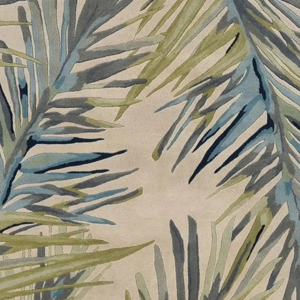 63 X 99 Ivory Wool Rug - Homeroots - Flyclothing LLC