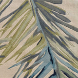 8' Ivory Hand Tufted Tropical Palms Round Indoor Area Rug - Homeroots