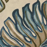10' Ivory Hand Tufted Tropical Monstera Indoor Runner Rug - Homeroots - Flyclothing LLC
