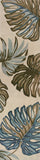 9' X 12' Ivory Hand Tufted Monstera Indoor Area Rug - Homeroots - Flyclothing LLC