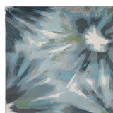 3' X 5' Teal Floral Area Rug - Homeroots