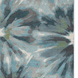 118 X 158 Teal Polypropylene Rug - Homeroots