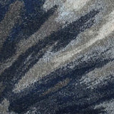 3' X 5' Ivory and Blue Floral Area Rug - Homeroots - Flyclothing LLC