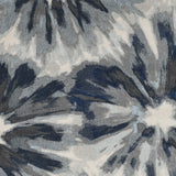 5' X 8' Ivory Blue Machine Woven Floral Indoor Area Rug - Homeroots