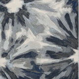 8' X 11' Ivory Blue Machine Woven Oversized Floral Indoor Area Rug - Homeroots