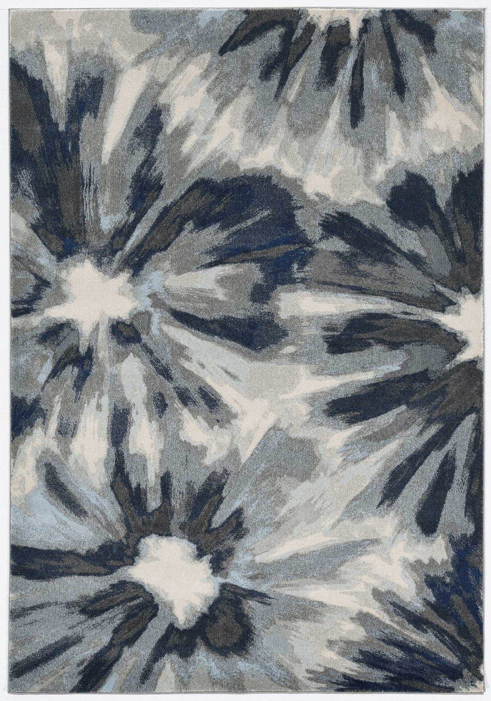 10' X 13' Ivory Blue Area Rug - Homeroots - Flyclothing LLC