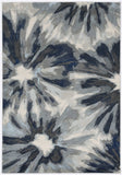 10' X 13' Ivory Blue Area Rug - Homeroots