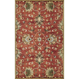 3' X 5' Sienna Medallion Vines Wool Rug - Homeroots