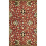 3' X 5' Sienna Medallion Vines Wool Rug - Homeroots - Flyclothing LLC